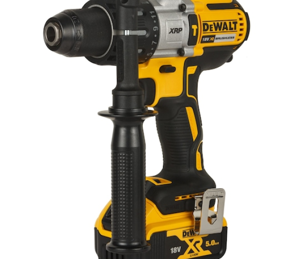 DEWALT Ütvefúró-csavarozó, 18V XR, 2x5Ah