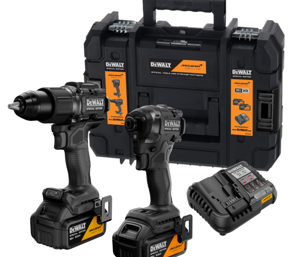 DEWALT Készlet, McLaren F1 Team, DCD86M+DCF86M, 18V XR, 2x5Ah, TSTAK