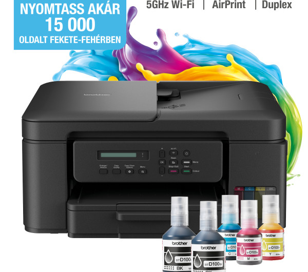 Brother DCPT730DW színes külső tintatartályos multifunkciós nyomtató