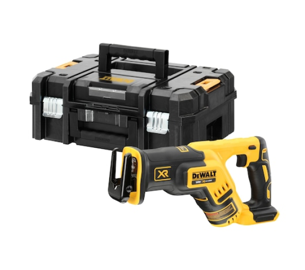 DEWALT Orrfűrész, 18V XR, TSTAK, koffer, akkumulátor és töltő nélkül