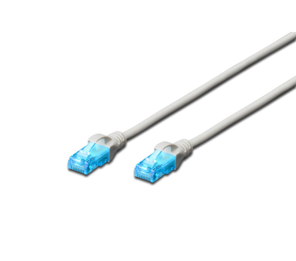 DIGITUS DK-1511-015 Cat.5e U/UTP PVC 1,5m szürke patch kábel