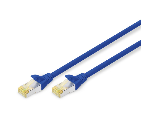 DIGITUS DK-1644-A-010/B Cat.6A S/FTP LSZH 1m kék patch kábel