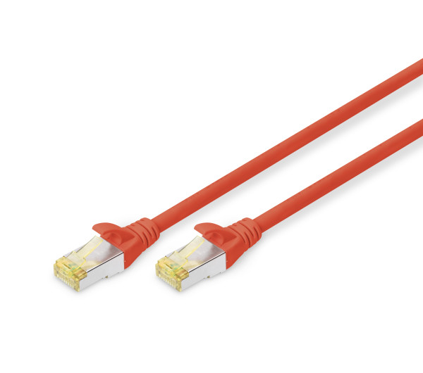 DIGITUS DK-1644-A-020/R Cat.6A S/FTP LSZH 2m piros patch kábel