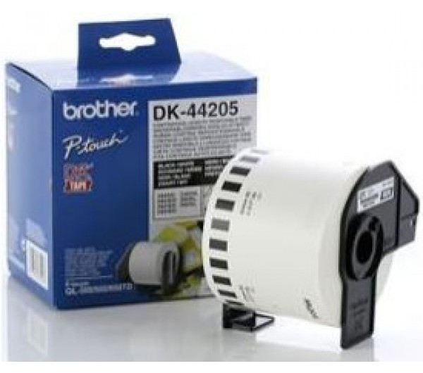 Brother DK-44205 62 mm x 30,48m könnyen eltávolítható öntapadós papírszalag tekercsben