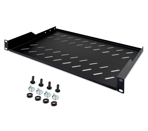 DIGITUS DN-19 TRAY-1-SW 19"" 1U 250mm mély fekete fix polc