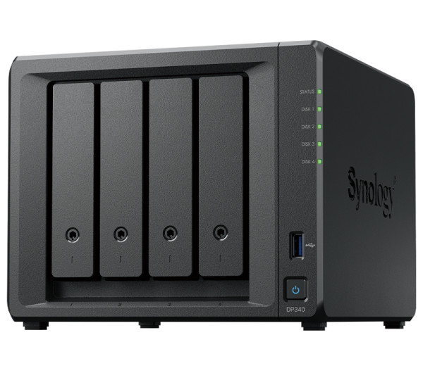 Synology DP340 (16GB) 4x SSD/HDD lemezes ActiveProtect