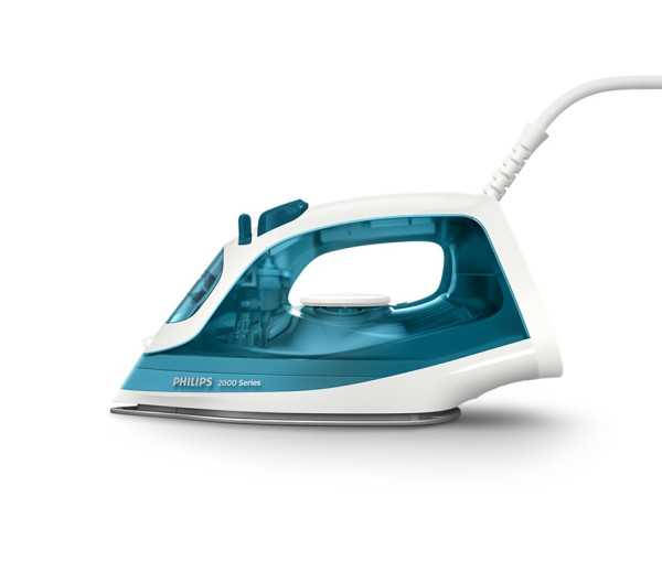 PHILIPS 2000 Series gőzölős vasaló, 2000 W, 25 g/perc folyamatos gőz, 110 g gőzlövet, kerámia talp, 250 ml