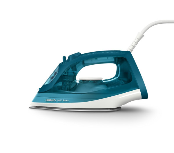 PHILIPS 2000 Series gőzölős vasaló, 2000 W, 25 g/perc folyamatos gőz, 130 g gőzlövet, kerámia talp, 250 ml
