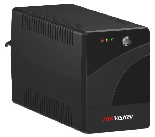 Hikvision DS-UPS1200-R 1200VA/720W Szünetmentes tápegység, 2 db 12V/7Ah beépített akkumulátor, 4 db Schuko(DIN)