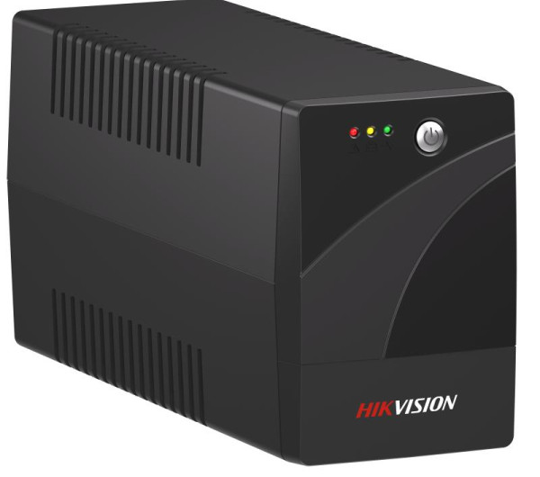 Hikvision DS-UPS600-R 600VA/360W Szünetmentes tápegység, 1 db 12V/7Ah beépített akkumulátor, 2db Schuko(DIN)