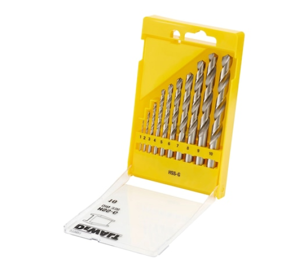 DEWALT Fémfúrószár, HSS-G, 1-10mm, ipari