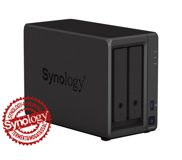 Synology DVA1622 (6GB) 2x SSD/HDD lemezes Video NVR