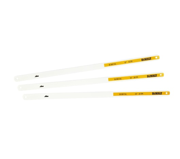 DEWALT Fémfűrész, penge, 3db, vegyes