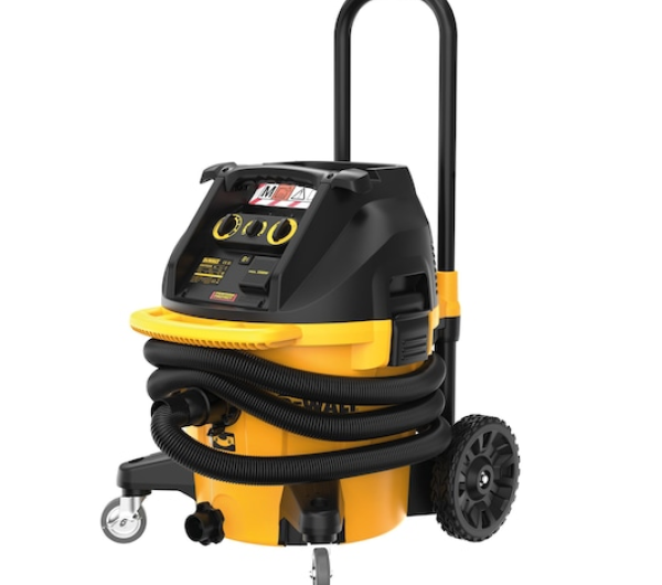 DEWALT Porszívó, 38L, építőipari, M osztály, ipari szűrővel