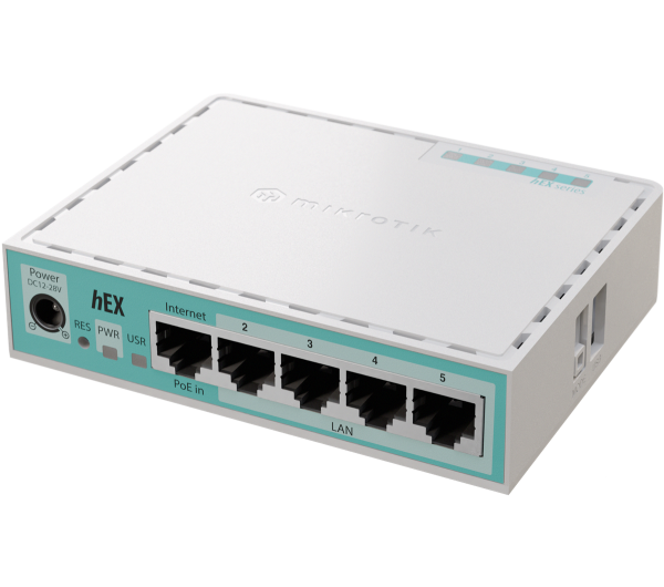 MikroTik hEX (2024 verzió) E50UG L4 512MB 5xGbE LAN port router