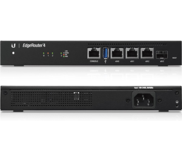Ubiquiti EdgeRouter 4 ER-4 3xGbE LAN 1xGbE SFP port router
