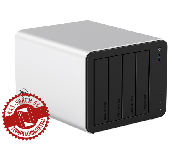 TerraMaster F4-425 Pro N305 (8GB) 4x SSD/HDD lemezes MAX:120TB asztali NAS