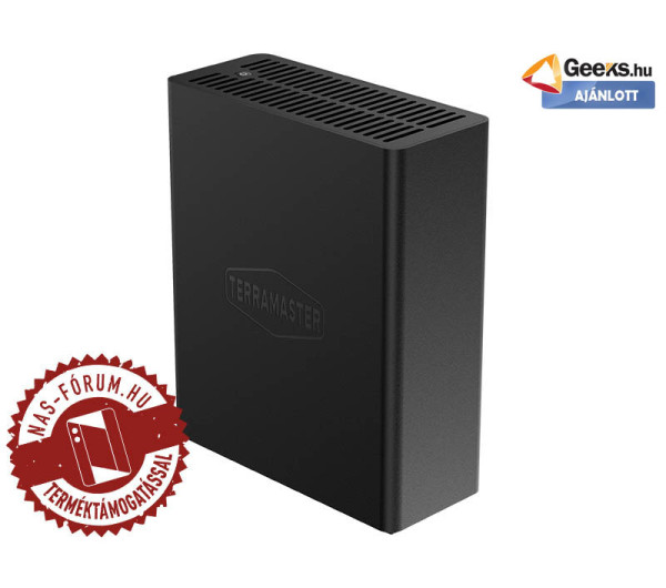 TerraMaster F8-SSD Plus (16GB) 8 modulos NVMe M.2 2280 SSD MAX:64TB asztali NAS