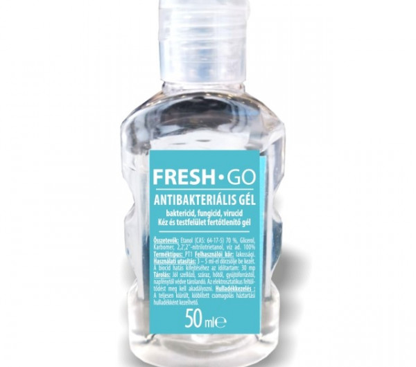 FRESH GO Antibakteriális gél 50ml