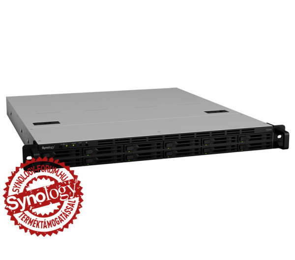 Synology FlashStation FS2500 (8GB) 12x SSD lemezes 1U rackbe szerelhető NAS + regisztrációs kártya