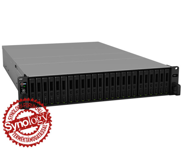 Synology FlashStation FS6420 (64GB) 24x SSD lemezes 2U rackbe szerelhető NAS + regisztrációs kártya