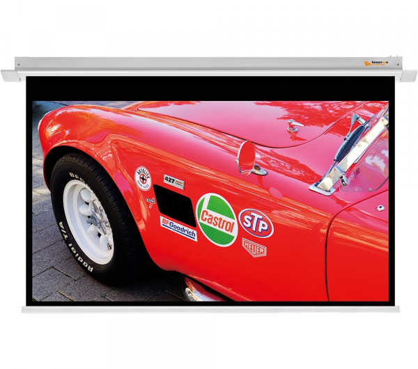 Funscreen Premium Plus In-Ceiling Motor elektromos vetítővászon 16:9, 137x244