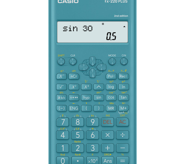 Casio FX 220 Plus 2E kék tudományos számológép