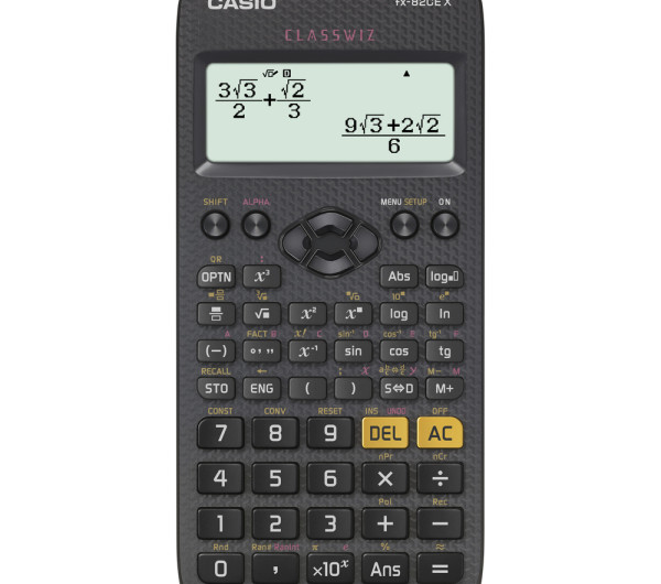 Casio FX 82 CE X fekete tudományos számológép