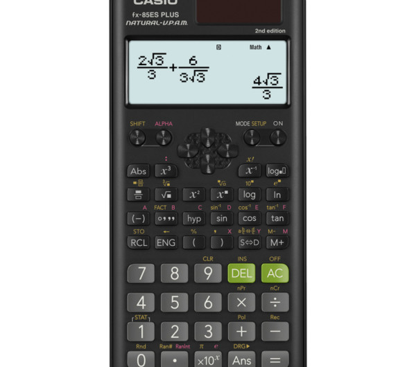 Casio FX 85ES Plus 2 fekete tudományos számológép