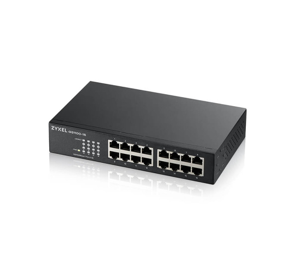 Zyxel GS1100-16-EU0103F v3 16xGbE LAN port nem menedzselhető Switch
