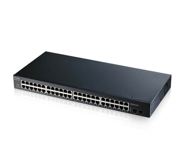 Zyxel GS1900-48-EU0102F v2 48xGbE LAN port L2 smart menedzselhető rackbe szerelhető Switch