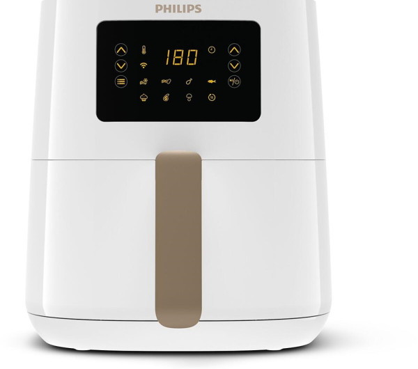 PHILIPS 5000 Series csatlakoztatott Airfryer, 4,1 l, 800 g, Rapid Air technológia, 13 funkció, HomeID, fehér