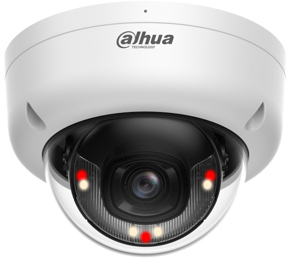 Dahua IPC-HDBW1439E1-A-IL-0360B-S6 4MP, Entry, 3,6mm, IR/LED 30m, FullColor, IK08, Hibrid megvilágítású IP dóm kamera
