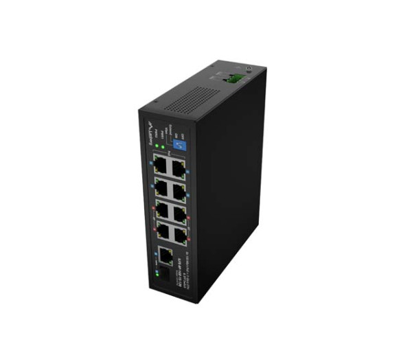 Lanberg ILFE-8P-1GE-1S-120 8xFE 10/100Mb/s LAN POE port 90W 1xGbE uplink LAN port 1xSFP uplink port ipari swtich