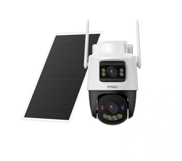 IMOU IPC-SA70F-10M0T2-EU/FSP008 AOV Dual KIT,4G+Wifi,5+5MP,3,6mm,SD,IR,Látható fény,akkus PT kamera,8W Solar Panel