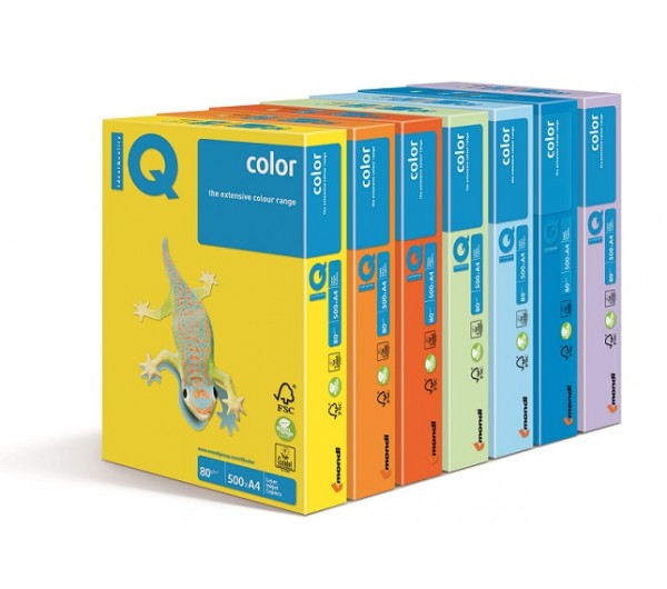 IQ Color A3 80g. SA24 Lazac, anyagában színezett másolópapír