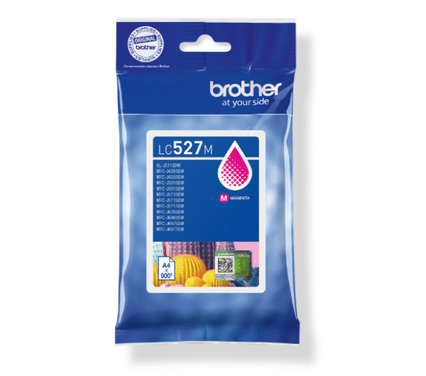 Brother LC527M Tintapatron Magenta 900 oldal kapacitás