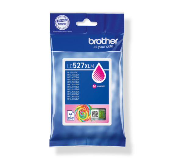 Brother LC527XLM Tintapatron Magenta 2.000 oldal kapacitás