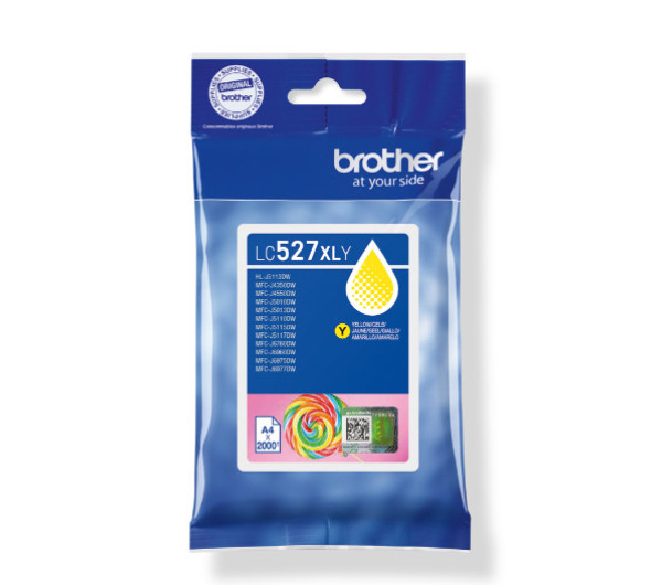 Brother LC527XLY Tintapatron Yellow 2.000 oldal kapacitás