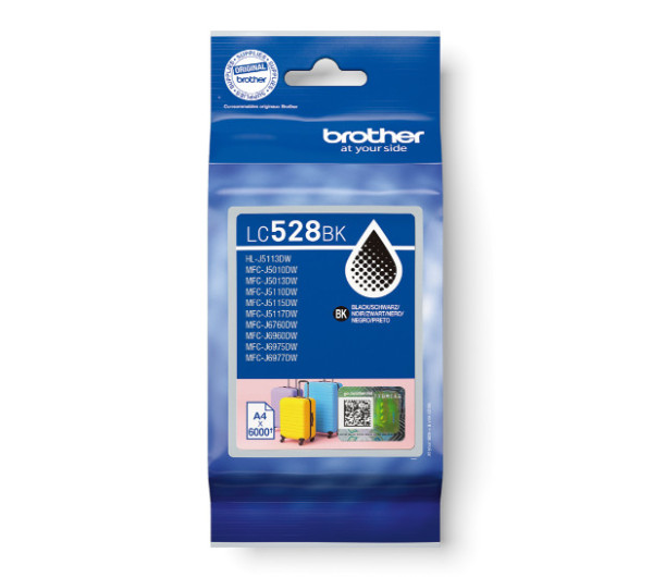 Brother LC528BK Tintapatron Black 6.000 oldal kapacitás