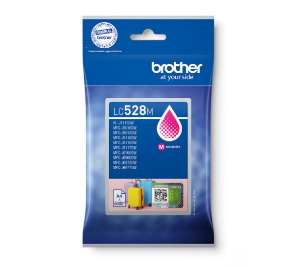 Brother LC528M Tintapatron Magenta 5.000 oldal kapacitás