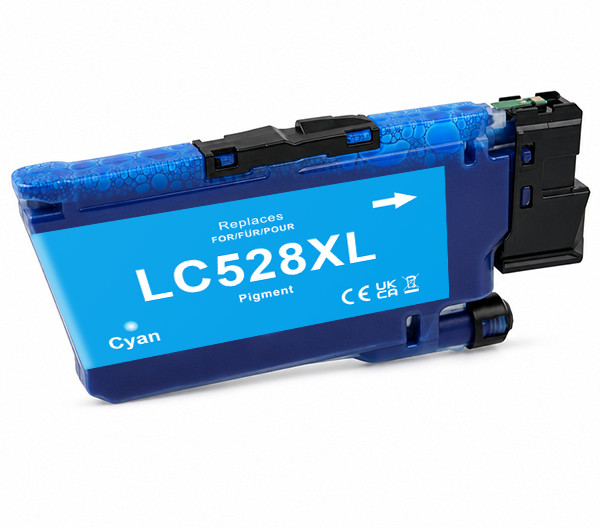 UTÁNGYÁRTOTT BROTHER LC528 XL tintapatron Cyan 10.000 oldal kapacitás IK