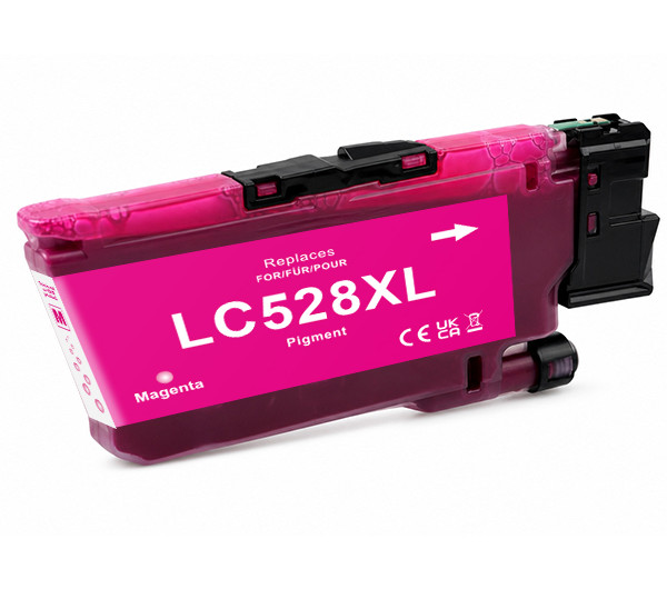 UTÁNGYÁRTOTT BROTHER LC528 XL tintapatron Magenta 10.000 oldal kapacitás IK