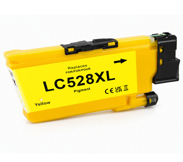 UTÁNGYÁRTOTT BROTHER LC528 XL tintapatron Yellow 10.000 oldal kapacitás IK