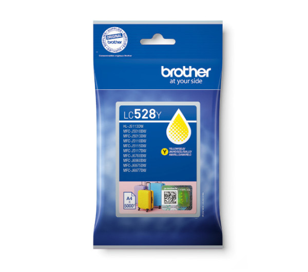 Brother LC528Y Tintapatron Yellow 5.000 oldal kapacitás