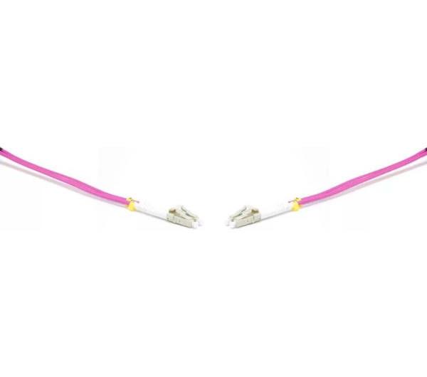 LinkEasy LCU-LCU-OM4-3M-D Duplex optikai patch kábel 4x LC/UPC csatlakozóval 3mm duplex core 50/125 LSZH OM4 3m