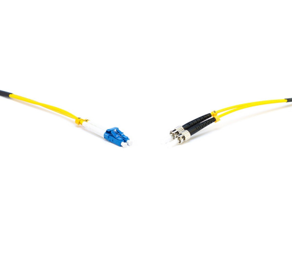 LinkEasy LCU-STU-OM4-0.5M-D Duplex optikai patch kábel 2x LC/UPC - 2x ST/UPC csatlakozóval 3mm duplex core 5/125 LSZH OM4 1m