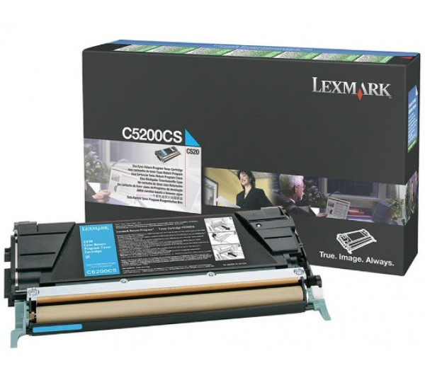 Lexmark C520/530 Return Toner Cyan 1,5K (Eredeti) C5200CS
