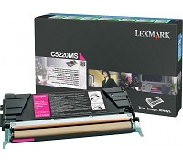 Lexmark C52x/53x Return Toner Magenta 3K (Eredeti) C5220MS
