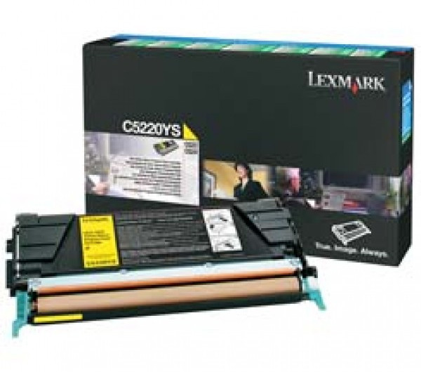 Lexmark C52x/53x Return Toner Yellow 3K (Eredeti) C5220YS